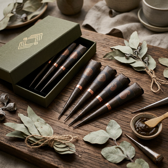 Pinsu Mehndi natural cones