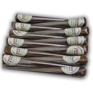 Front view of Pinsu Mehndi Cones pack of 12 with natural maroon color