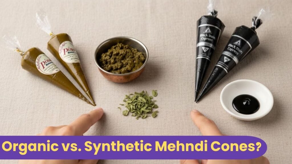 Organic vs. Synthetic Mehndi Cones – What Should You Choose?