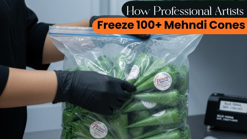 Bulk Henna Storage Secrets: How Professional Artists Freeze 100+ Mehndi Cones 2 How Professional Artists