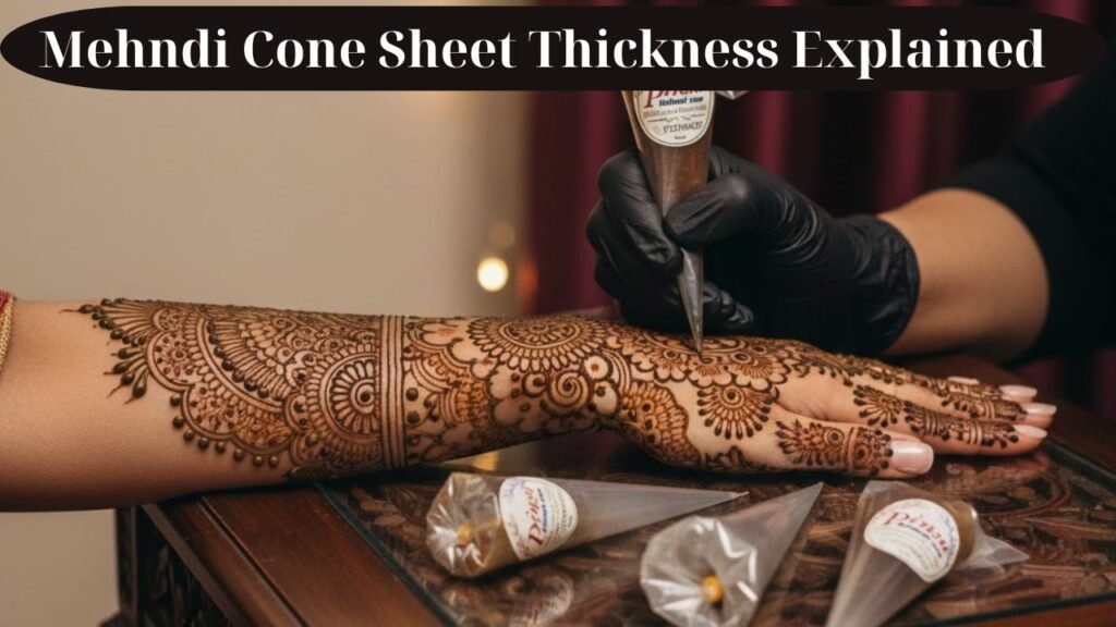 Perfect Mehndi Cone Sheet Thickness