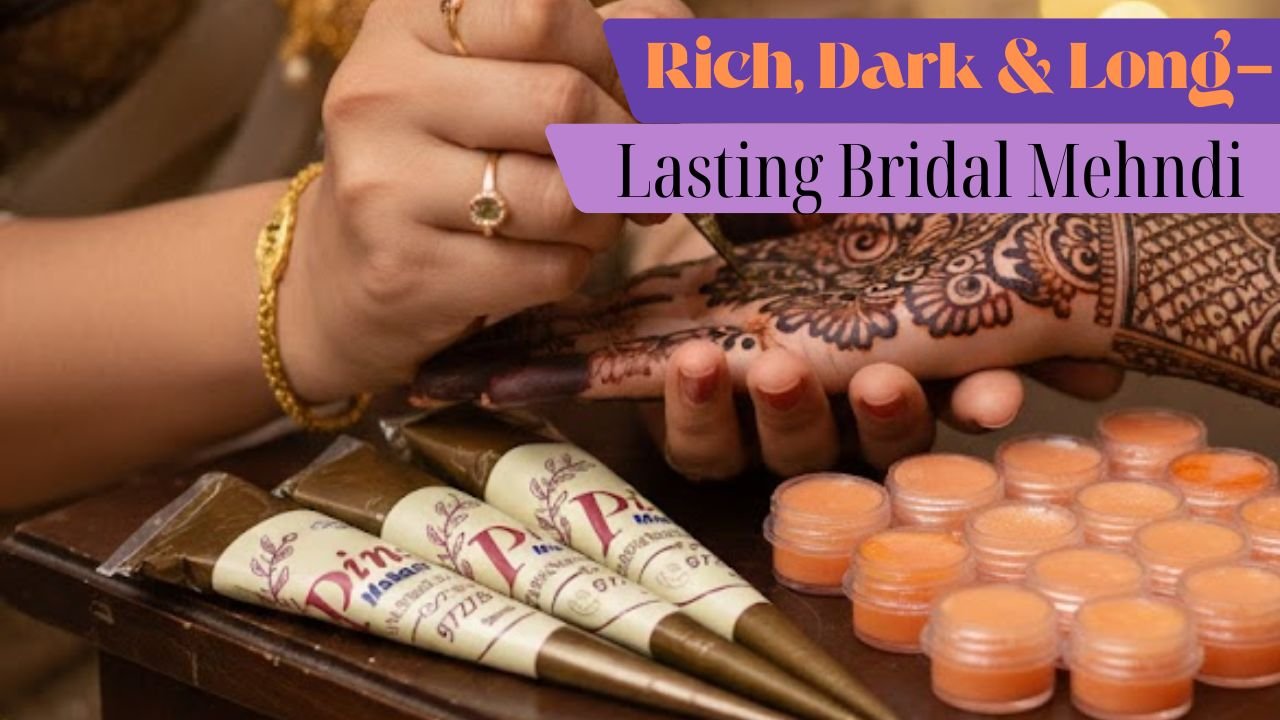 Rich, Dark & Long-Lasting Bridal Mehndi