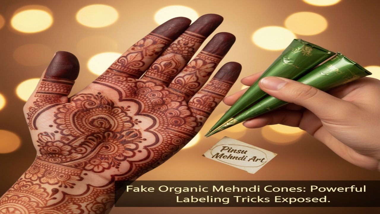 Fake Organic Mehndi Cones Powerful Labelling Tricks Exposed