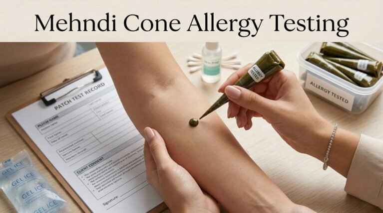 Mehndi Cone Allergy Testing