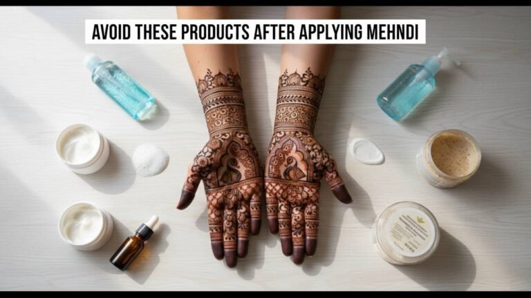 Avoid These Products After Applying Mehndi