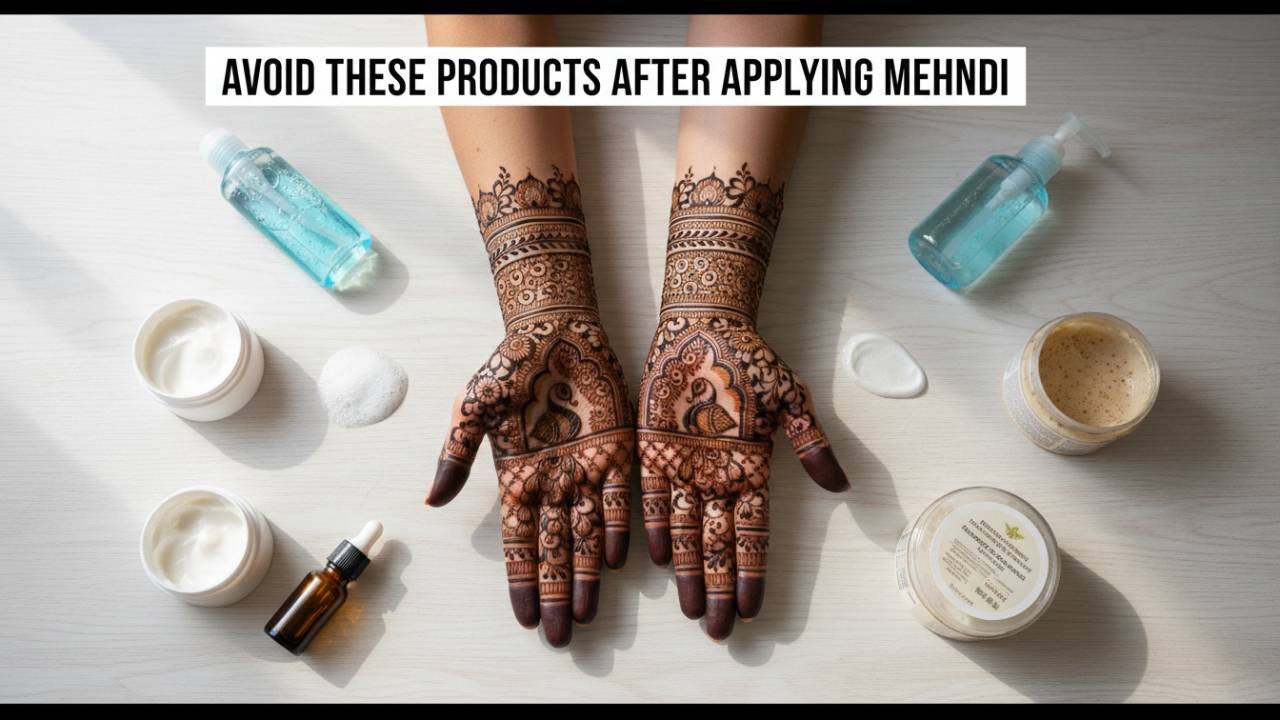 Avoid These Products After Applying Mehndi