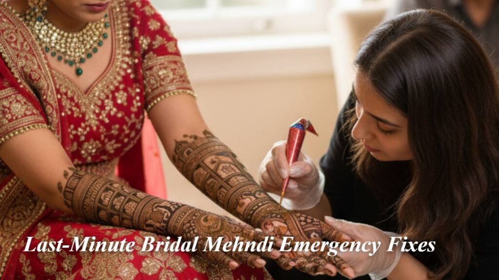 Current image: Last-Minute Bridal Mehndi Emergency Fixes