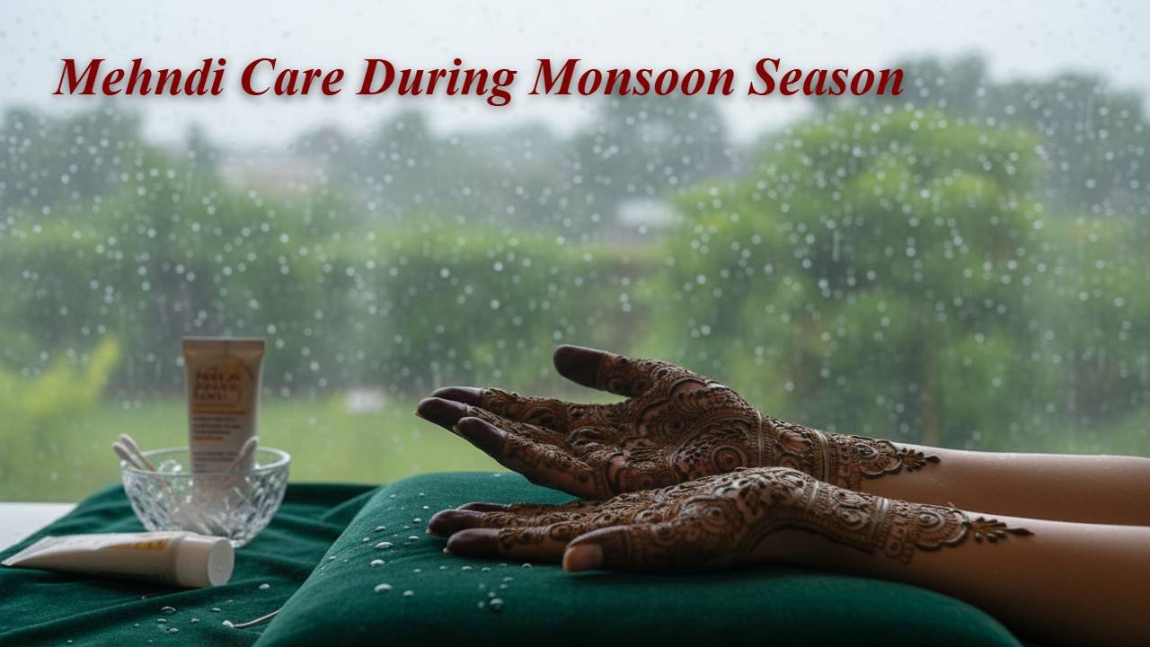 Mehndi Care During Monsoon Season
