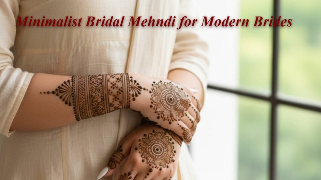 Current image: Minimalist Bridal Mehndi for Modern Brides