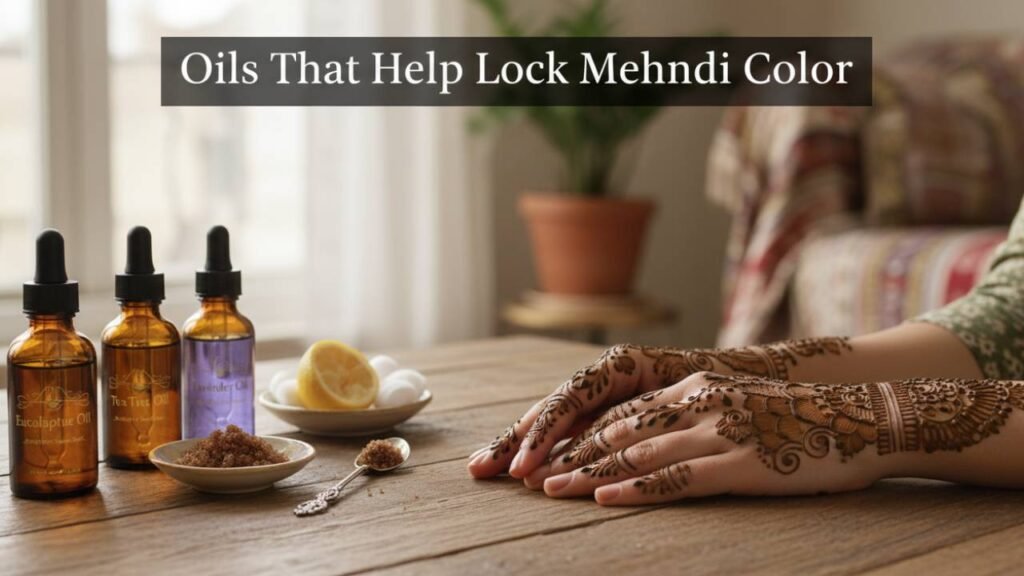 Current image: Oils That Help Lock Mehndi Color