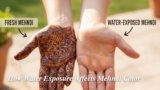 How Water Exposure Affects Mehndi Color