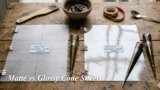 Matte vs Glossy Cone Sheets – Real Comparison for Professional Mehndi Artists