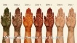 Mehndi Stain Timeline – Day 1 to Day 7