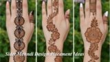 Sider Mehndi Design Placement Ideas